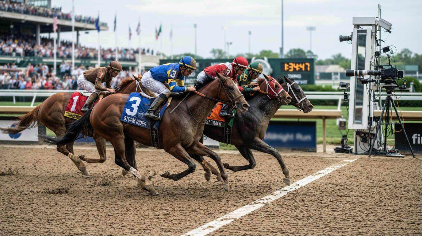 تصوير السباقات بتقنية Photo-Finish